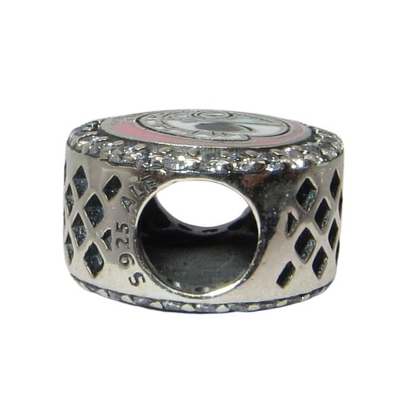 Pandora Nightmare Before Christmas Clear CZ Enamel & SS .925 Charm Park Exclusiv - Picture 3 of 6